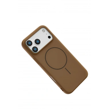 Mey İthalat®   iPhone 17 Pro Jully Magsafe Kapak - Kahverengi