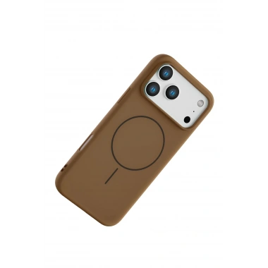 Mey İthalat®   iPhone 17 Pro Jully Magsafe Kapak - Kahverengi