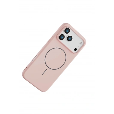 Mey İthalat®   iPhone 17 Pro Jully Magsafe Kapak - Pudra