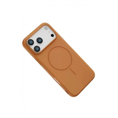 Mey İthalat®   iPhone 17 Pro Jully Magsafe Kapak - Turuncu