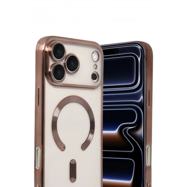Mey İthalat®   iPhone 17 Pro Kross Magneticsafe Kapak - Çöl Titanyum