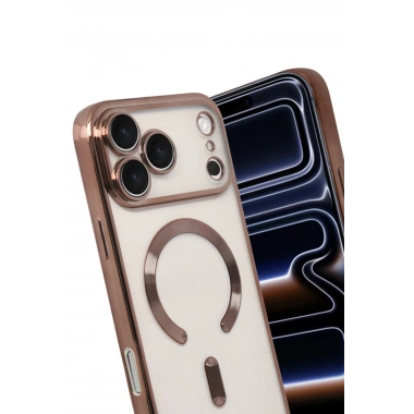Mey İthalat®   iPhone 17 Pro Kross Magneticsafe Kapak - Çöl Titanyum