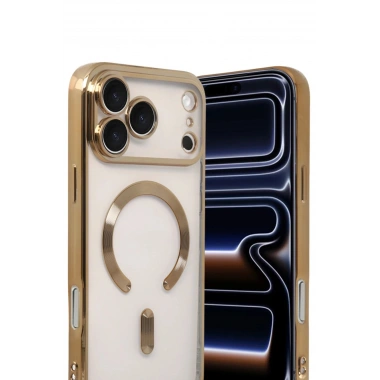 Mey İthalat®   iPhone 17 Pro Kross Magneticsafe Kapak - Gold