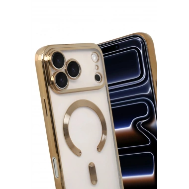 Mey İthalat®   iPhone 17 Pro Kross Magneticsafe Kapak - Gold