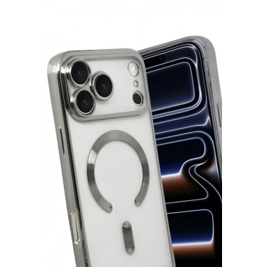 Mey İthalat®   iPhone 17 Pro Kross Magneticsafe Kapak - Gümüş