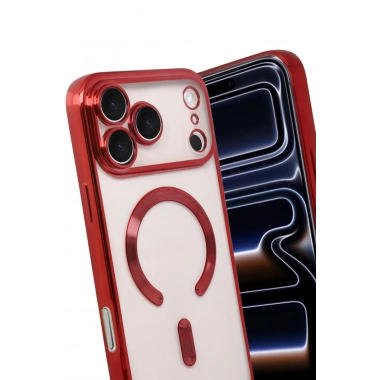 Mey İthalat®   iPhone 17 Pro Kross Magneticsafe Kapak - Kırmızı