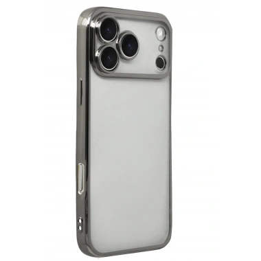 Mey İthalat®   iPhone 17 Pro  Lensli Silikon - Titan Gri