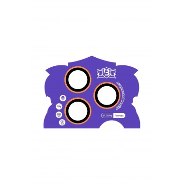 Mey İthalat®   iPhone 17 Pro Max Bilvis Titan Kamera Lens - Turuncu