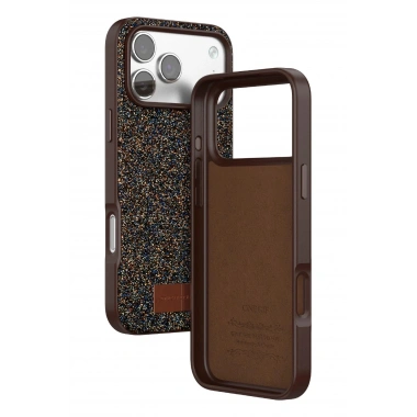 Mey İthalat® iPhone 17 Pro Max Bright Simli Kapak - Gold