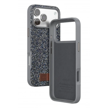 Mey İthalat® iPhone 17 Pro Max Bright Simli Kapak - Gümüş