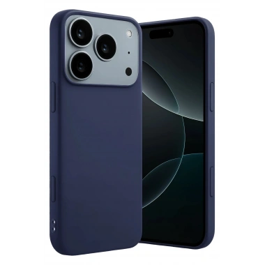 Mey İthalat®   iPhone 17 Pro Max First Silikon - Lacivert