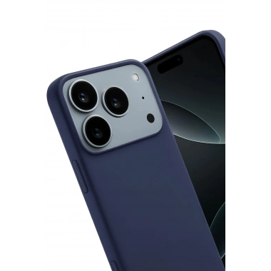 Mey İthalat®   iPhone 17 Pro Max First Silikon - Lacivert