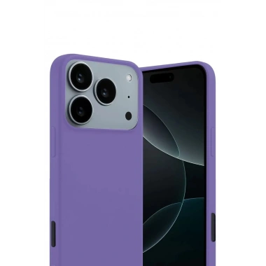Mey İthalat®   iPhone 17 Pro Max First Silikon - Lila