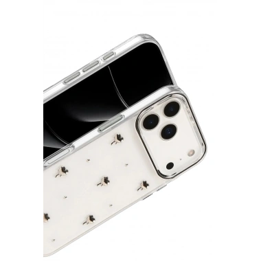 Mey İthalat®   iPhone 17 Pro Max Fiyonk Desenli Kapak - Desen 1
