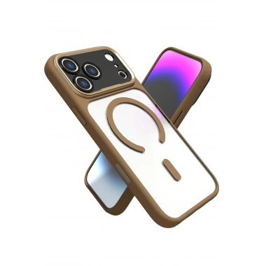 Mey İthalat®   iPhone 17 Pro Max Hazar Magsafe Kapak - Gold