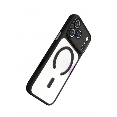 Mey İthalat®   iPhone 17 Pro Max Hazar Magsafe Kapak - Siyah