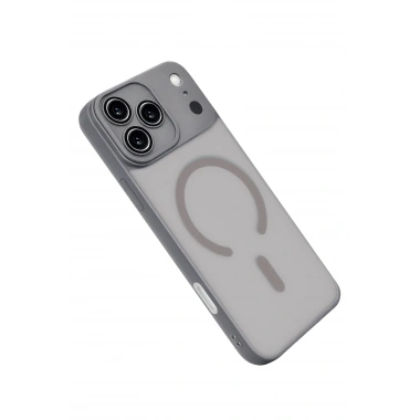 Mey İthalat®   iPhone 17 Pro Max Jota Lensli Magsafe Kapak - Titan Gri