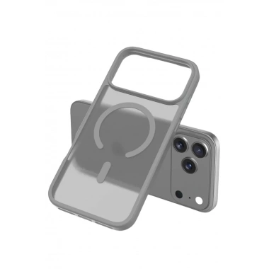 Mey İthalat®   iPhone 17 Pro Max Jota Magsafe Kapak - Titan Gri