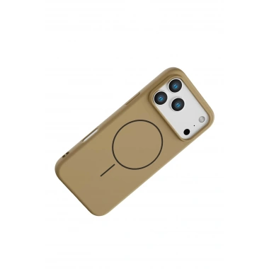 Mey İthalat®   iPhone 17 Pro Max Jully Magsafe Kapak - Çöl Titanyum