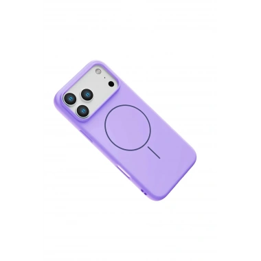 Mey İthalat®   iPhone 17 Pro Max Jully Magsafe Kapak - Lila