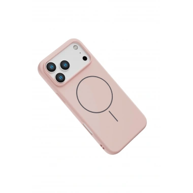 Mey İthalat®   iPhone 17 Pro Max Jully Magsafe Kapak - Pudra