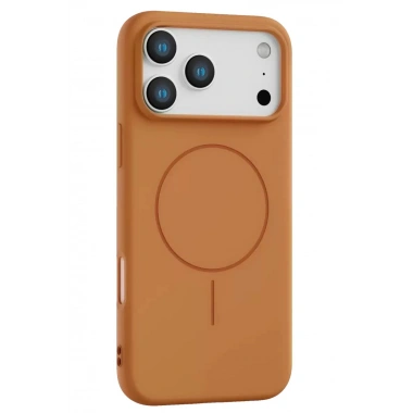 Mey İthalat®   iPhone 17 Pro Max Jully Magsafe Kapak - Turuncu