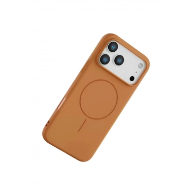 Mey İthalat®   iPhone 17 Pro Max Jully Magsafe Kapak - Turuncu