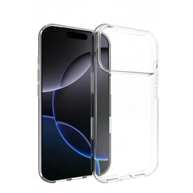 Mey İthalat®   iPhone 17 Pro Max Lüx Şeffaf Silikon - Şeffaf