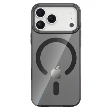 Mey İthalat®   iPhone 17 Pro Max PC Blank Magsafe Kapak - Siyah