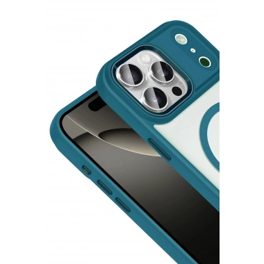 Mey İthalat®   iPhone 17 Pro Max Terea Magsafe Kapak - Açık Mavi