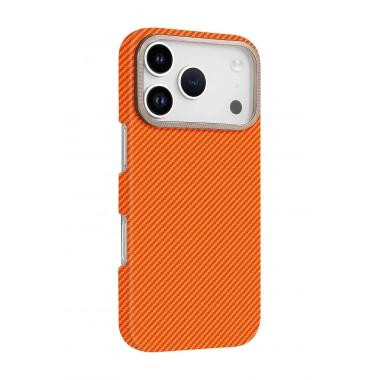 Mey İthalat®   iPhone 17 Pro Max Vega Magsafe Kapak - Turuncu