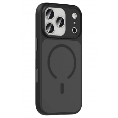 Mey İthalat®   iPhone 17 Pro Megane Magsafe Kapak - Siyah
