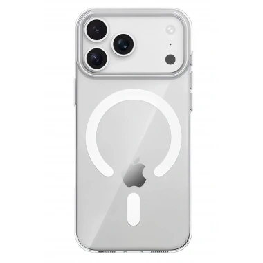 Mey İthalat®   iPhone 17 Pro PC Blank Magsafe Kapak - Şeffaf
