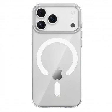 Mey İthalat®   iPhone 17 Pro PC Blank Magsafe Kapak - Şeffaf