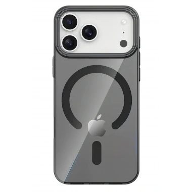 Mey İthalat®   iPhone 17 Pro PC Blank Magsafe Kapak - Siyah