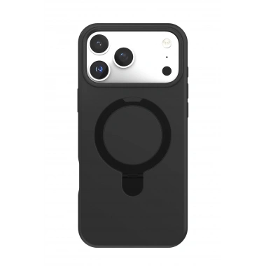 Mey İthalat®   iPhone 17 Pro Regal Magsafe Standlı Kapak - Siyah