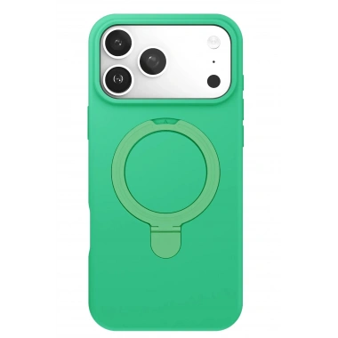 Mey İthalat®   iPhone 17 Pro Regal Magsafe Standlı Kapak - Yeşil