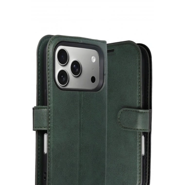Mey İthalat®   iPhone 17 Pro Trend S Plus Kapaklı Kılıf - Yeşil