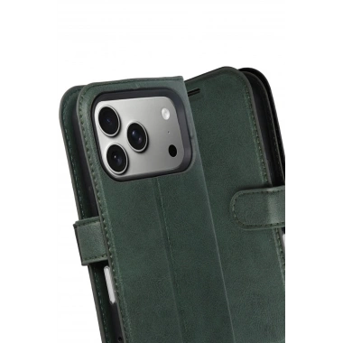 Mey İthalat®   iPhone 17 Pro Trend S Plus Kapaklı Kılıf - Yeşil