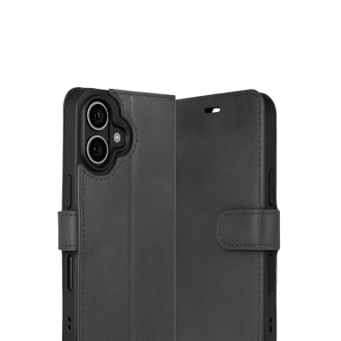 Mey İthalat®   iPhone 17 Trend S Plus Kapaklı Kılıf - Siyah