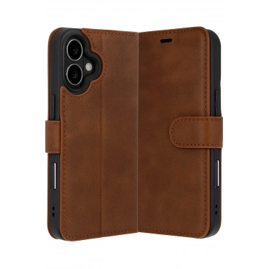 Mey İthalat®   iPhone 17 Trend S Plus Kapaklı Kılıf - Taba