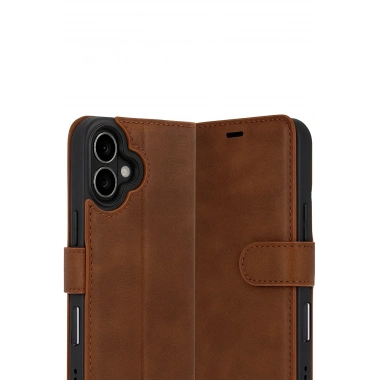 Mey İthalat®   iPhone 17 Trend S Plus Kapaklı Kılıf - Taba