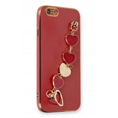 Mey İthalat® iPhone 6 Kılıf Esila Silikon - Kırmızı
