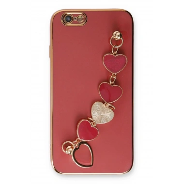 Mey İthalat® iPhone 6 Kılıf Esila Silikon - Kırmızı