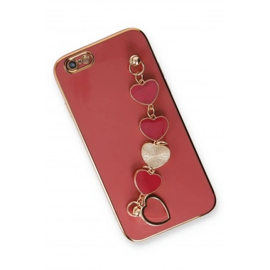 Mey İthalat® iPhone 6 Kılıf Esila Silikon - Kırmızı