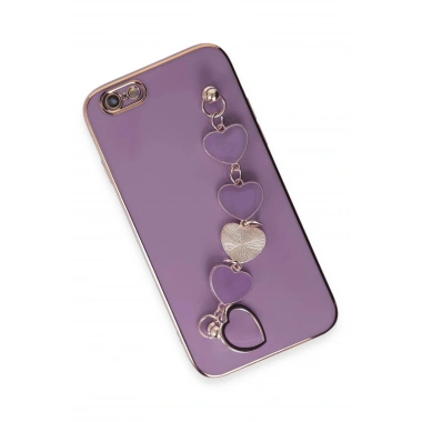 Mey İthalat® iPhone 6 Kılıf Esila Silikon - Mor