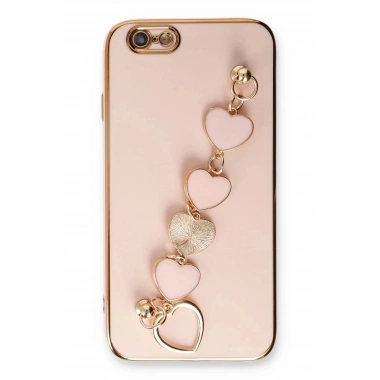 Mey İthalat® iPhone 6 Kılıf Esila Silikon - Pudra
