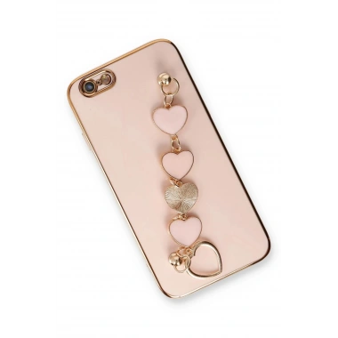 Mey İthalat® iPhone 6 Kılıf Esila Silikon - Pudra