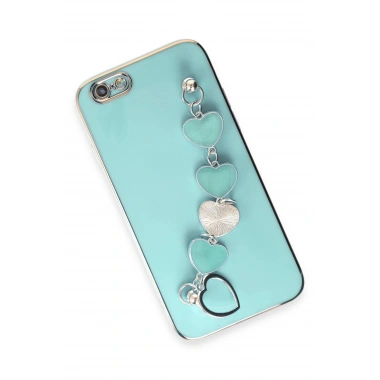 Mey İthalat®  iPhone 6 Kılıf Esila Silikon - Su Yeşili