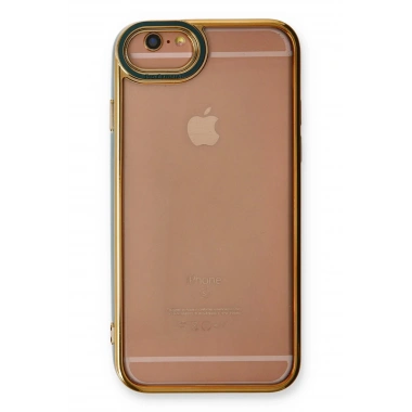 Mey İthalat®  iPhone 6 Kılıf Liva Lens Silikon - Yeşil